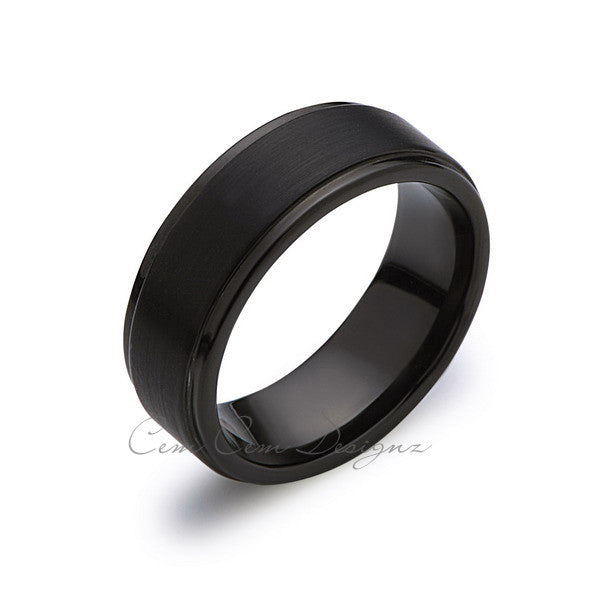 Men's Black Tungsten Bands
